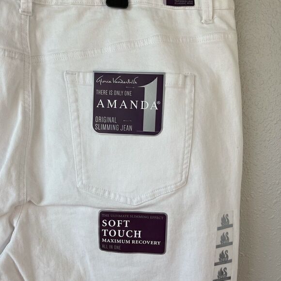 NWT Gloria Vanderbilt White Womens Jeans - Picture 6 of 7
